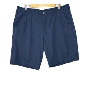 Ascend Mens Performance Hybrid Short Size 38 Navy Blue Golf Beach Hiking Stretch